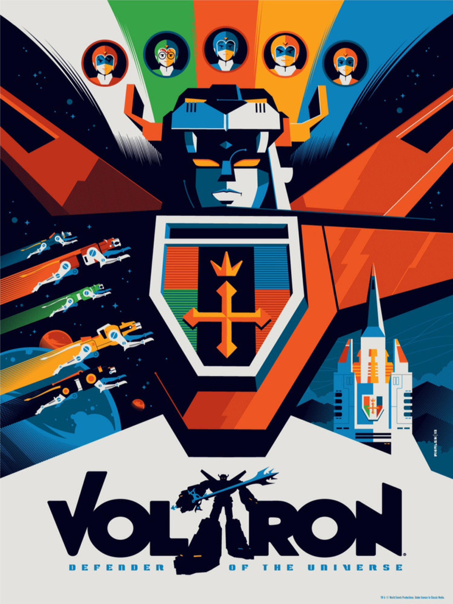 Постер Voltron